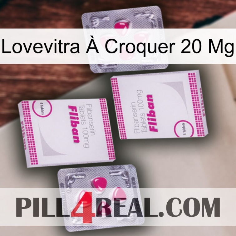 Lovevitra À Croquer 20 Mg 33